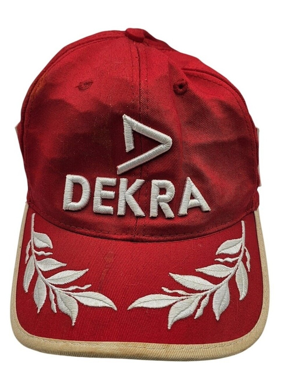 Vintage Ferrari Dekra Red Racing Team Cap Michael Schumacher Formula 1 Hat